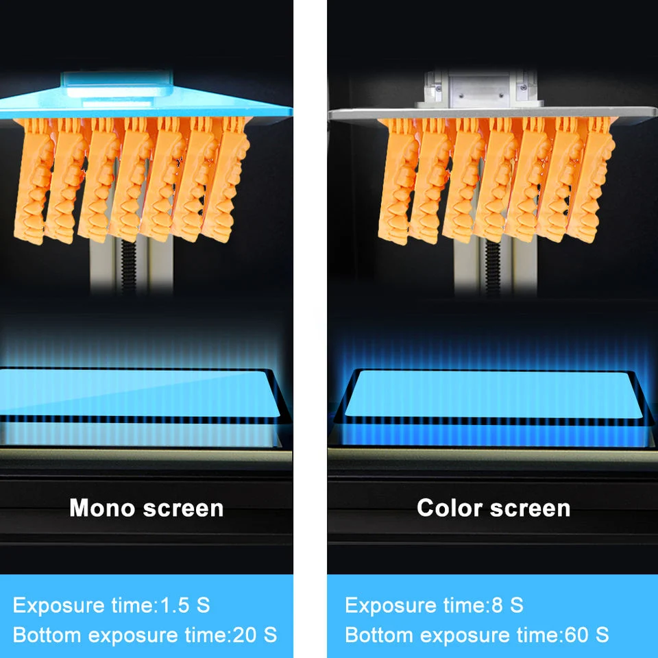 High Quality OEM ODM UV-Curing 3D Printers Resin 405nm Dental Model Resin with Lower Shrinkage & High Presicion Easy Dental Casting Resin 1000g