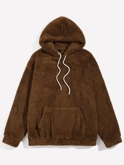 Wholesale Lady Casual OEM Custom 100% Polyester Zip up Letter Graphic Color Block Regular Sleeve Terry Fleece Kangaroo Pocket Drawstring Thermal Hoodie