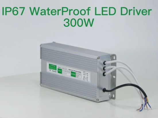 Alimentatore switching waterproof a tensione costante 12V 300W LED IP67